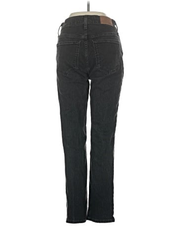 Madewell The Mid-Rise Perfect Vintage Jean in Clean Black Wash (view 2)