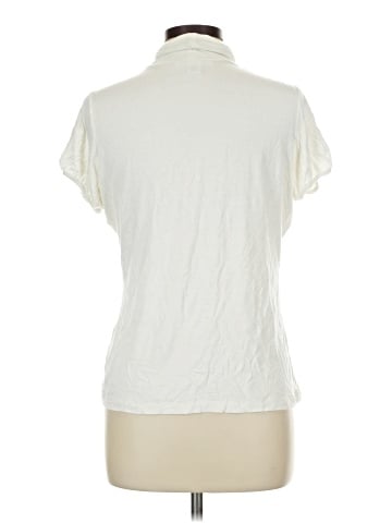 August Silk Short Sleeve Turtleneck (view 2)