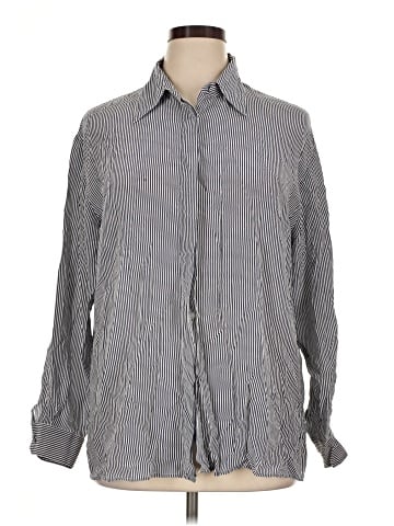 Tess Long Sleeve Silk Top (view 1)