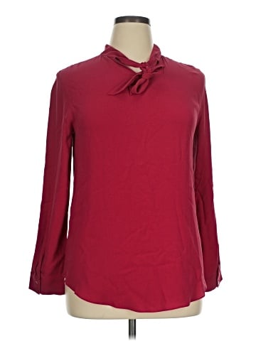 Eileen Fisher Long Sleeve Silk Top (view 1)