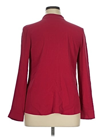 Eileen Fisher Long Sleeve Silk Top (view 2)