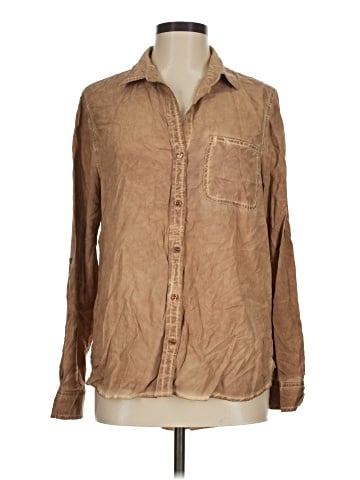 Velvet Heart Long Sleeve Button-Down Shirt (view 1)