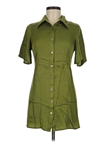Olivaceous Casual Dress (view 1)