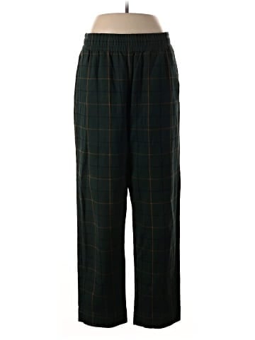 Madewell Huston Pull-On Tapered Pants in Plaid (view 1)