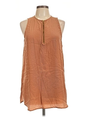 Vince. Sleeveless Silk Top (view 1)