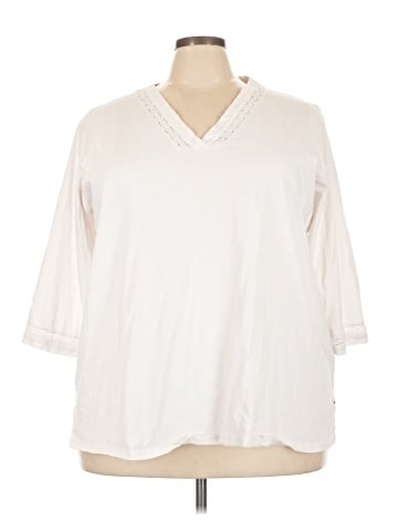Lands' End 3/4 Sleeve Top (view 1)