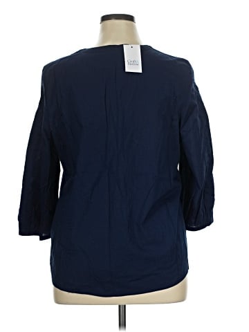 Croft & Barrow 3/4 Sleeve Blouse (view 2)