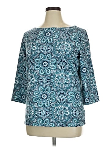 Talbots 3/4 Sleeve T-Shirt (view 1)