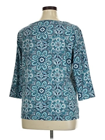 Talbots 3/4 Sleeve T-Shirt (view 2)