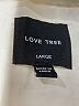 Love Tree 100% Polyurethane Solid Ivory Snow Jacket Size L - photo 6