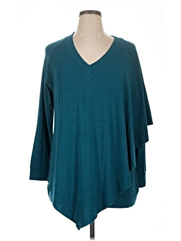 Soft Surroundings 3/4 Sleeve Top (view 1)