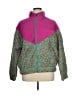 Oddi 100% Polyester Print Pink Track Jacket Size 1X - photo 1
