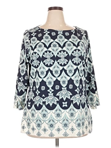 Charter Club 3/4 Sleeve Blouse (view 1)