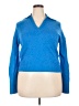 Maje Blue Wool Pullover Sweater Size Lg (3) - photo 1