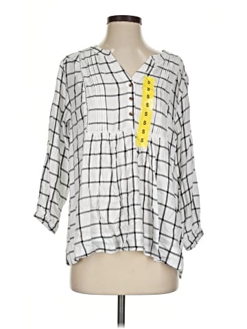 Wrangler Jeans Co 3/4 Sleeve Blouse (view 1)