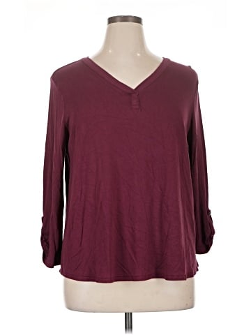 Apt. 9 3/4 Sleeve Top (view 1)