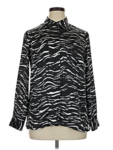 INC International Concepts Long Sleeve Blouse (view 1)