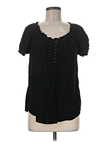 Faded Glory Short Sleeve Henley (view 1)