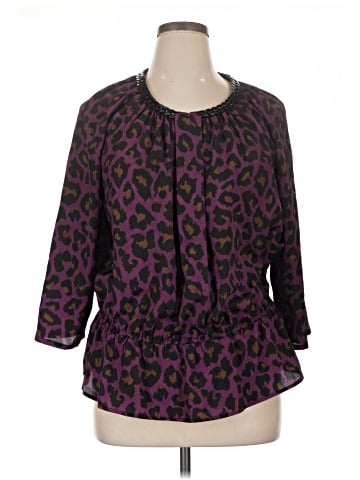 Completely Me by Liz Lange 3/4 Sleeve Blouse (view 1)