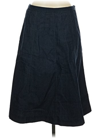 Larry Levine Denim Skirt (view 1)