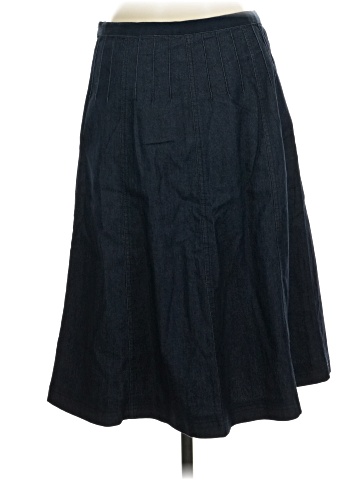 Larry Levine Denim Skirt (view 2)