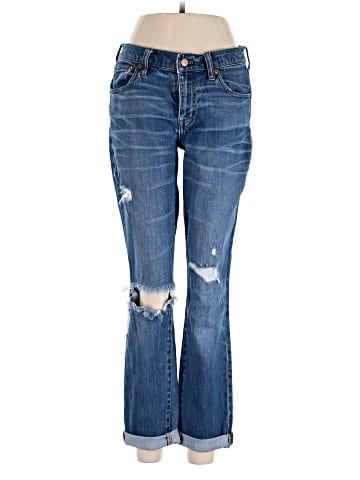 Madewell The Slim Boyjean in Brinville Wash: Rip and Repair Edition (view 1)