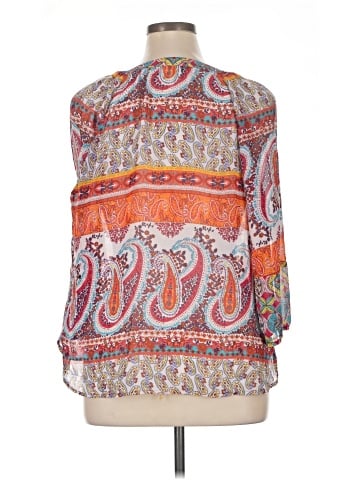 Fig and Flower 3/4 Sleeve Blouse (view 2)