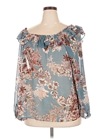 Torrid 3/4 Sleeve Blouse (view 1)