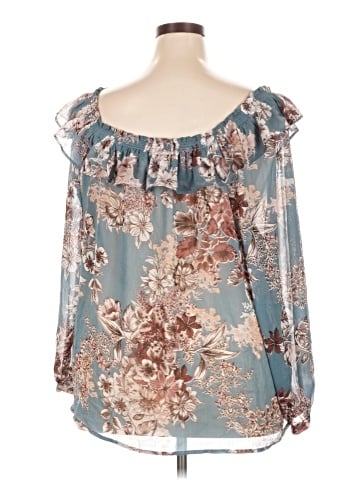 Torrid 3/4 Sleeve Blouse (view 2)