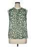 Fun2Fun 100% Polyester Green Sleeveless Blouse Size XL - photo 1