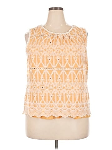 Skies Are Blue Sleeveless Blouse (view 1)