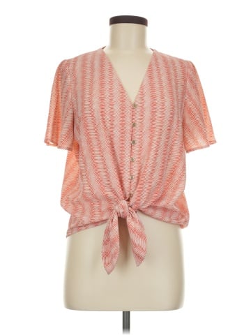 MICHAEL Michael Kors Short Sleeve Blouse (view 1)