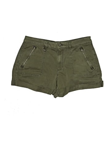 White House Black Market Khaki Shorts (view 1)