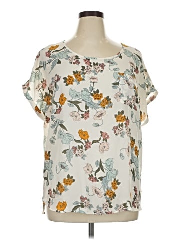 Maurices Short Sleeve Blouse (view 1)