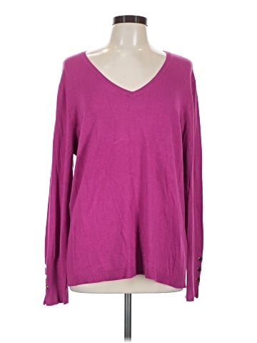 JM Collection Pullover Sweater (view 1)