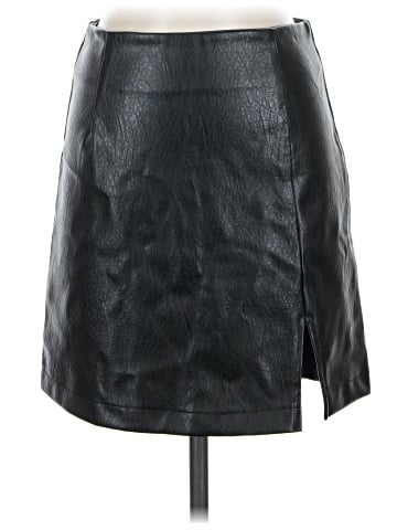 Wild Fable Faux Leather Skirt (view 1)