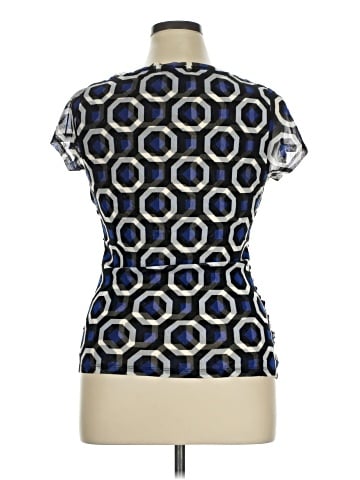INC International Concepts Short Sleeve Blouse (view 2)
