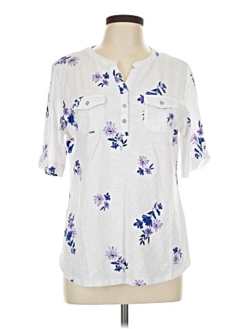 Croft & Barrow Short Sleeve Blouse (view 1)