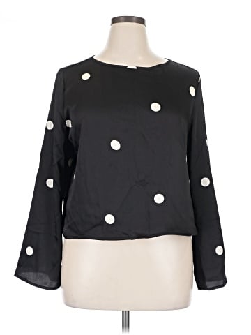 A New Day Long Sleeve Blouse (view 1)