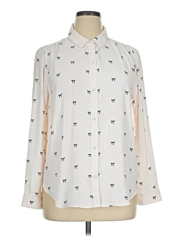 LC Lauren Conrad Long Sleeve Blouse (view 1)