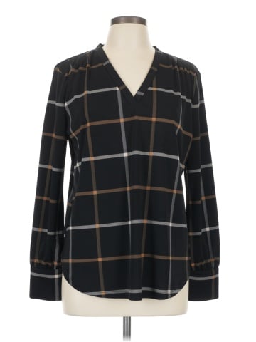 Ann Taylor Factory Long Sleeve Blouse (view 1)