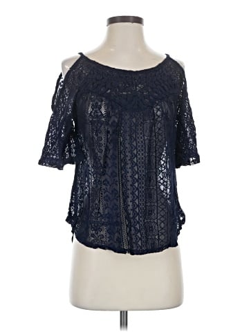 Eyeshadow Short Sleeve Blouse (view 1)