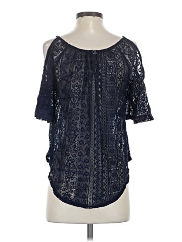 Eyeshadow Short Sleeve Blouse (view 2)