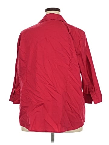 Lee 3/4 Sleeve Button-Down Shirt (view 2)