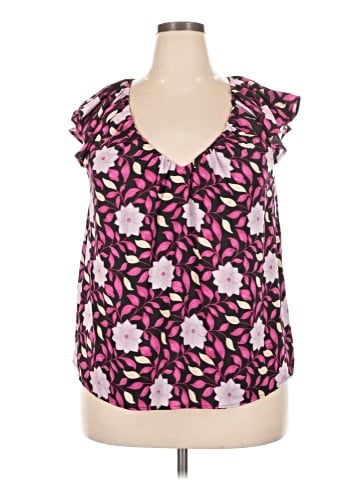 Ann Taylor Short Sleeve Blouse (view 1)