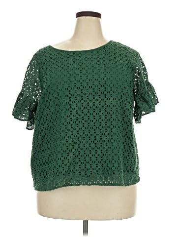 Lane Bryant Short Sleeve Blouse (view 1)