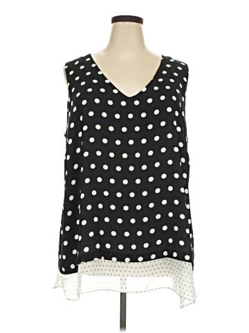 Rose + Olive Sleeveless Blouse (view 1)