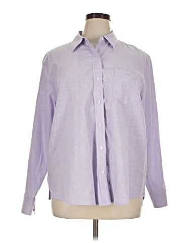 Gap Long Sleeve Button-Down Shirt (view 1)