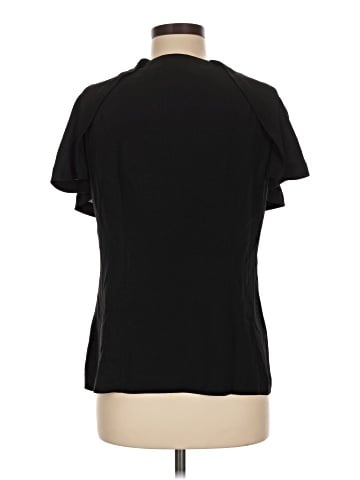 Tory Burch Short Sleeve Silk Top (view 2)