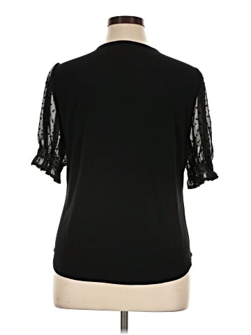 Adrianna Papell Short Sleeve Blouse (view 2)